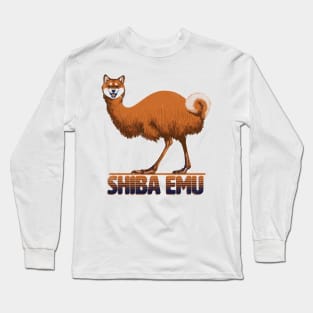 Shiba Emu Long Sleeve T-Shirt